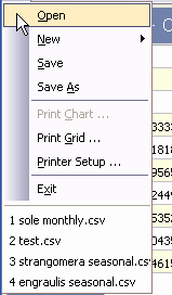 file menu dropdown